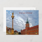 Briefkaart Warschau-Polen (Voorkant / Achterkant)