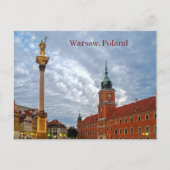 Briefkaart Warschau-Polen (Voorkant)