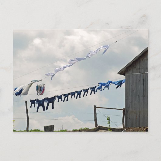 Briefkaart wasdag (Voorkant)