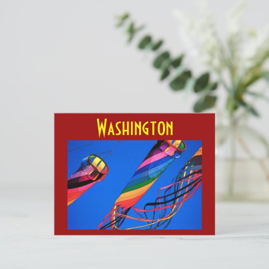 Briefkaart Washington (Staand voorkant)