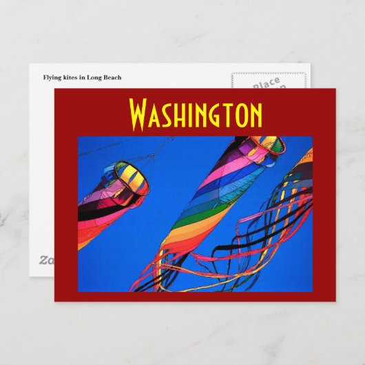 Briefkaart Washington (Voorkant / Achterkant)