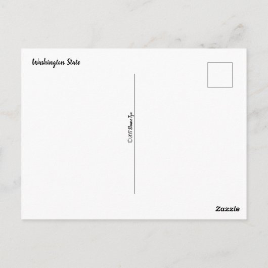 Briefkaart Washington (Achterkant)