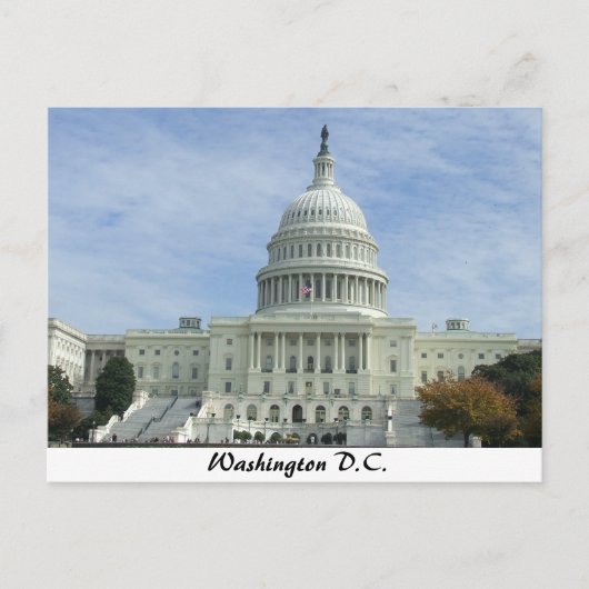 Briefkaart Washington (Voorkant)