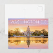 Briefkaart Washington DC Capitol Building (Voorkant / Achterkant)