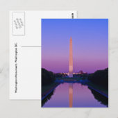 Briefkaart Washington Monument (Voorkant / Achterkant)