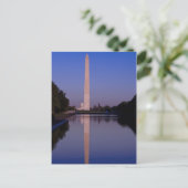 Briefkaart Washington Monument (Staand voorkant)