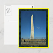 Briefkaart Washington Monument (Voorkant / Achterkant)