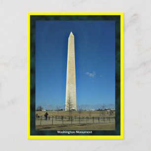 Briefkaart Washington Monument