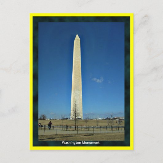 Briefkaart Washington Monument (Voorkant)