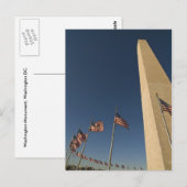 Briefkaart Washington Monument (Voorkant / Achterkant)