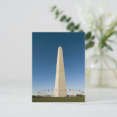 Briefkaart Washington Monument (Staand voorkant)