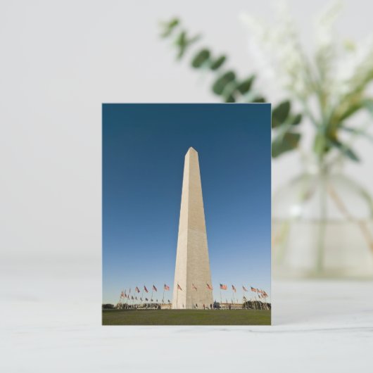 Briefkaart Washington Monument (Staand voorkant)