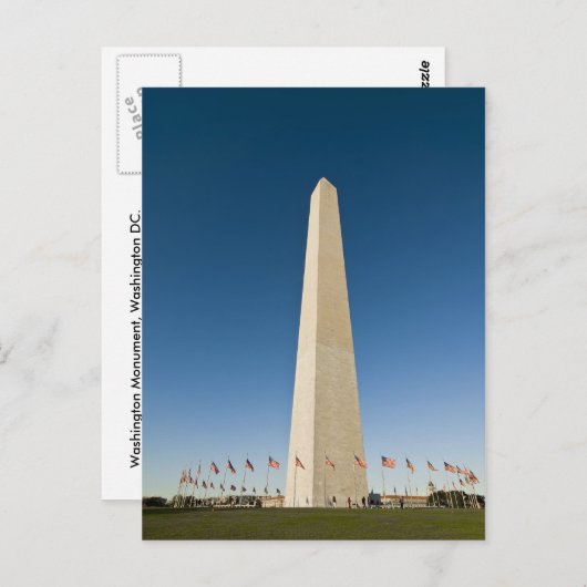 Briefkaart Washington Monument (Voorkant / Achterkant)
