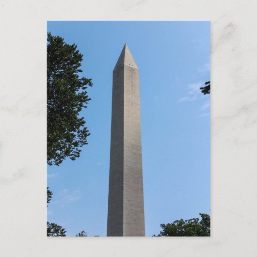 Briefkaart Washington Monument (Voorkant)