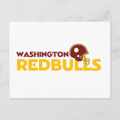 Briefkaart Washington Redbulls (Voorkant)