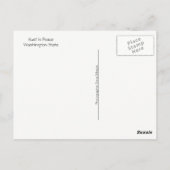 Briefkaart Washington: Rust in Vrede (Achterkant)