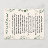 Briefkaart Wat God Hath beloofde (Voorkant)