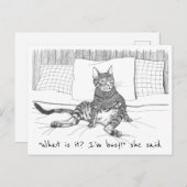 briefkaart: "Wat wil je?" (Lily) Briefkaart (Voorkant / Achterkant)