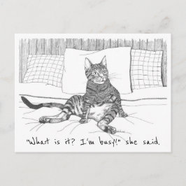 briefkaart: "Wat wil je?" (Lily) Briefkaart