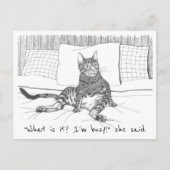 briefkaart: "Wat wil je?" (Lily) Briefkaart (Voorkant)