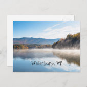 Briefkaart Waterbury Vermont (Voorkant / Achterkant)