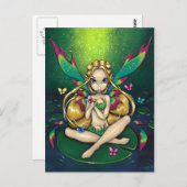 briefkaart "Waterlily" (Voorkant / Achterkant)