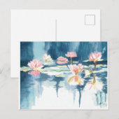 Briefkaart waterlio (Voorkant / Achterkant)