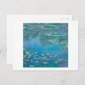 BRIEFKAART : WATERLITEITEN PER MONET (Voorkant / Achterkant)