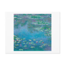 BRIEFKAART : WATERLITEITEN PER MONET