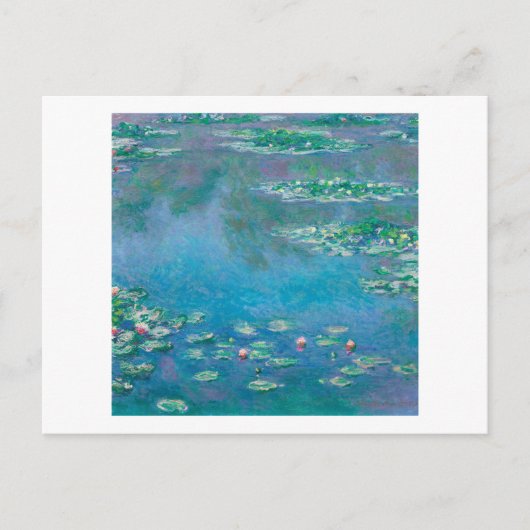 BRIEFKAART : WATERLITEITEN PER MONET (Voorkant)