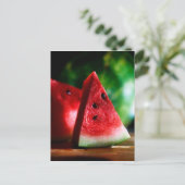 BRIEFKAART WATERMELON SLICE (Staand voorkant)