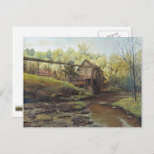 Briefkaart - Watermolen bij Daybreak (Voorkant / Achterkant)