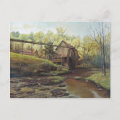 Briefkaart - Watermolen bij Daybreak (Voorkant)