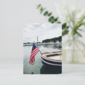 briefkaart "Watertaxi op Put-in-Bay" (Staand voorkant)