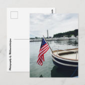 briefkaart "Watertaxi op Put-in-Bay" (Voorkant / Achterkant)