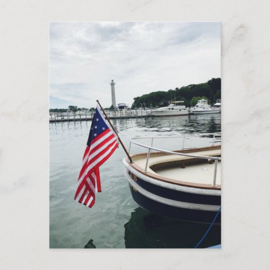 briefkaart "Watertaxi op Put-in-Bay" (Voorkant)