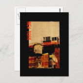 Briefkaart watertoren in New York (Voorkant / Achterkant)
