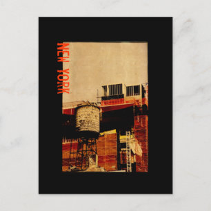 Briefkaart watertoren in New York