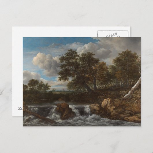 Briefkaart waterval (Voorkant / Achterkant)