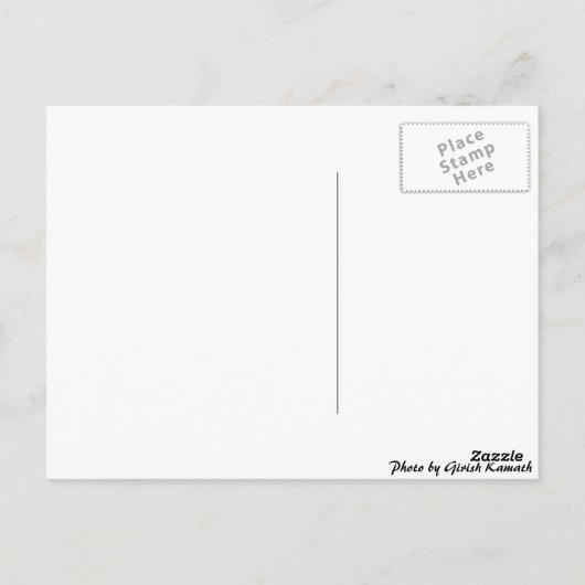 Briefkaart - Waterval (Achterkant)