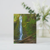 Briefkaart Waterval in de bosbouw (Staand voorkant)