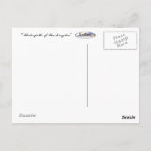 Briefkaart waterval in Washington (Achterkant)