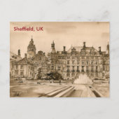 Briefkaart - Waterverf - Sheffield, Verenigd Konin (Voorkant)