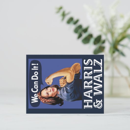 BRIEFKAART - We Can Do It - Harris & Walz 2024 (Staand voorkant)