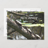 Briefkaart - We gaan verhuizen... schildpadden (Voorkant / Achterkant)
