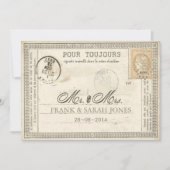  Briefkaart Wedding French (Voorkant)