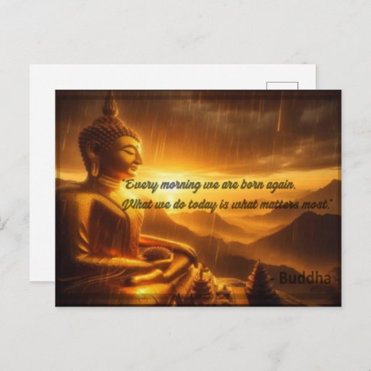 Briefkaart wedergeboren (Voorkant / Achterkant)