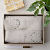 Briefkaart-weefselpapier Tissuepapier (Geschenk)