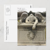 Briefkaart Weeping Angel (Voorkant / Achterkant)