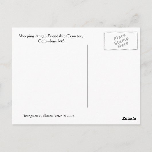 Briefkaart Weeping Angel (Achterkant)